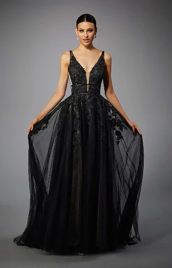 Morilee #5763 #4 Black/Blush thumbnail