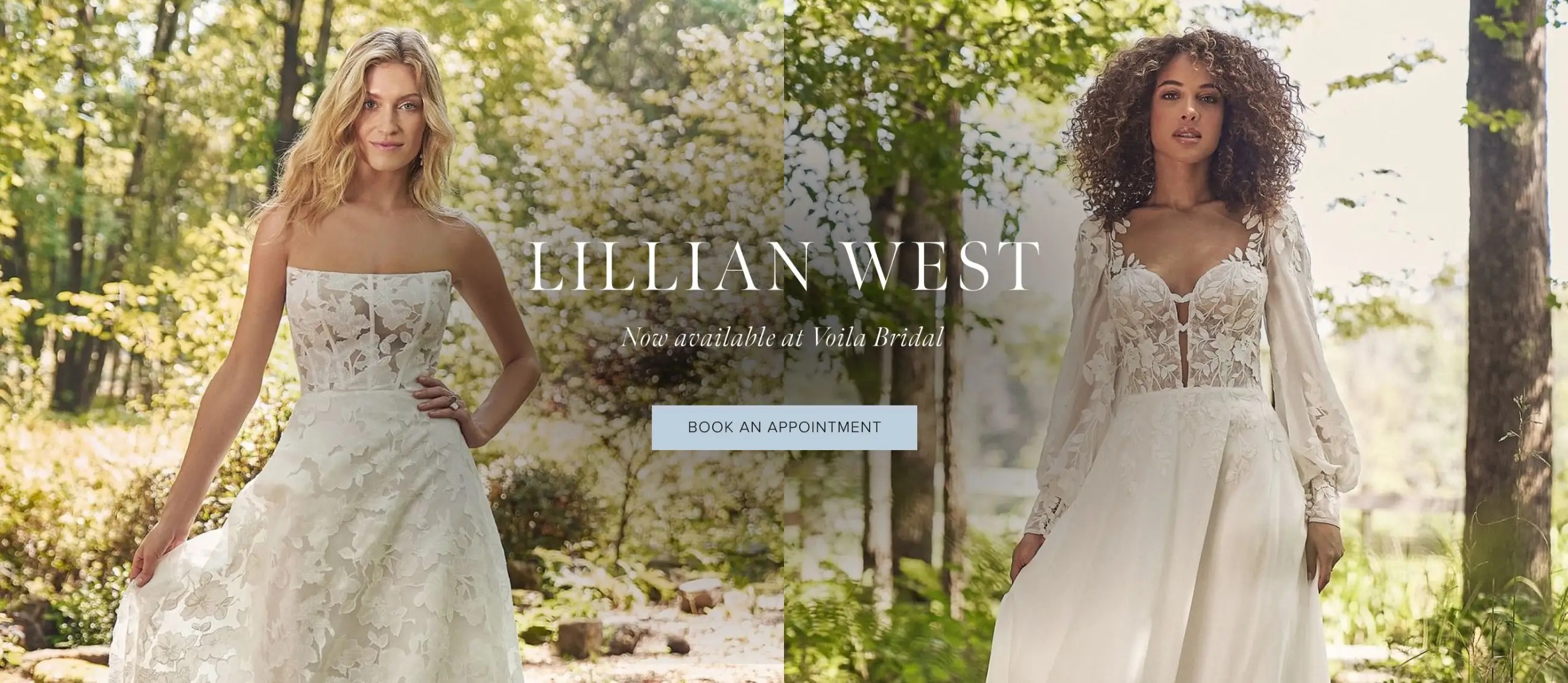 Lillian West Now Available at Voila Bridal Desktop